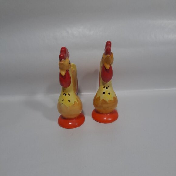 Holt Howard Crowing Roosters Salt Pepper Shakers Vintage Table Decor Collectible - Picture 10 of 16